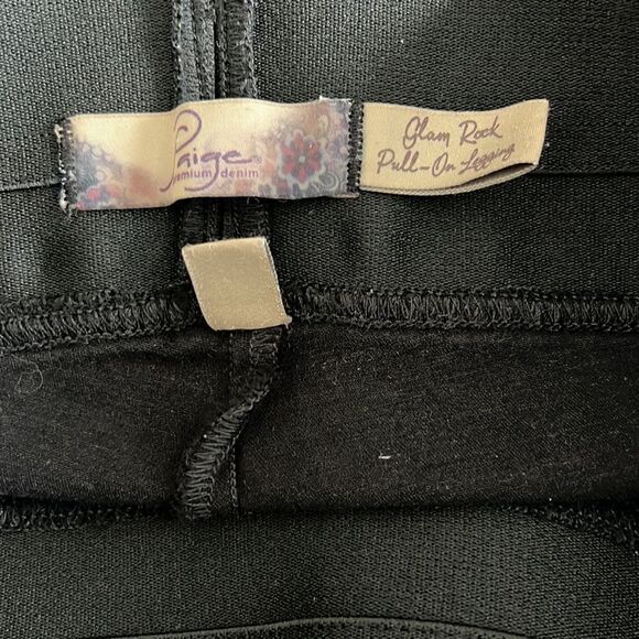 NWOT Revolve Paige Glam Rock Pull on Legging Black Womens Sz M - Picture 5 of 6